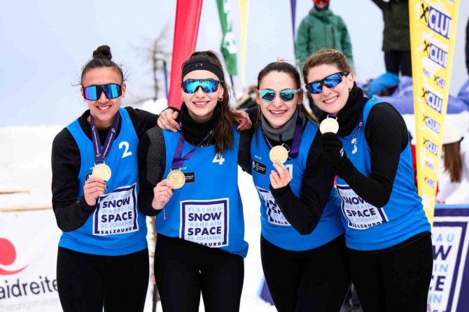 Milliler, Cev Kar Voleybolu Avrupa Turu Wagrain Etabı’nda Şampiyon Oldu