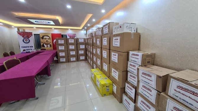 Hatay’a 100 Bin Lira Değerinde Yardım