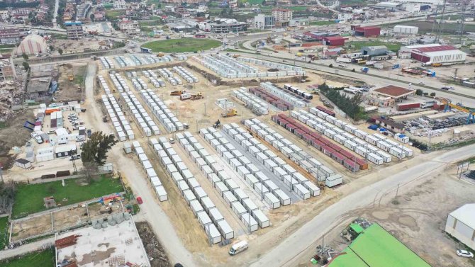 Hatay’da Konya Konteyner Kent’in İlk Etabı Tamamlanmak Üzere