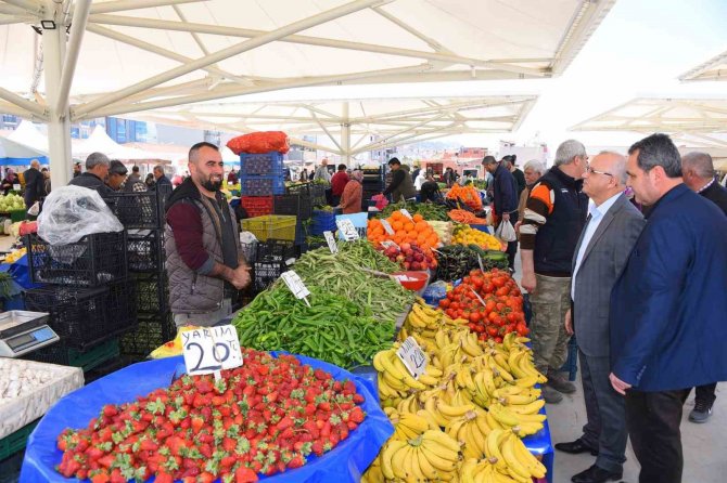 Başkan Kayda, Hizmete Giren Yeni Pazaryerlerini Gezdi