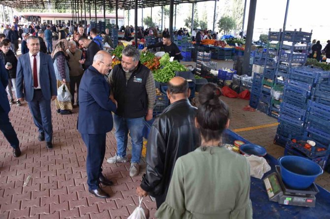 Başkan Kayda, Hizmete Giren Yeni Pazaryerlerini Gezdi