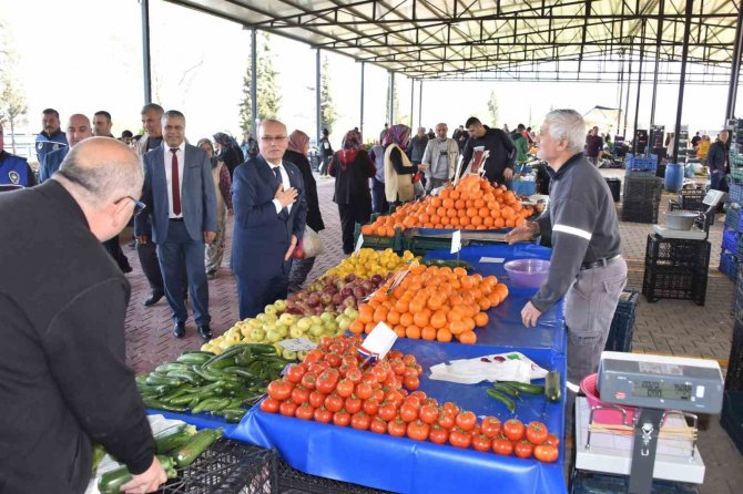 Başkan Kayda, Hizmete Giren Yeni Pazaryerlerini Gezdi