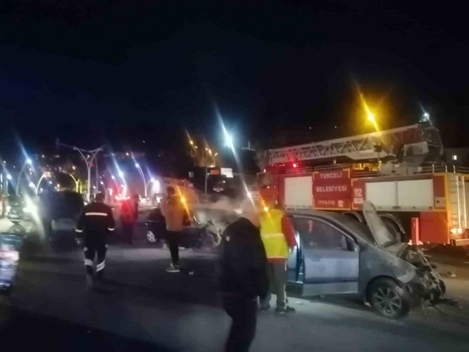 Tunceli’de Trafik Kazası: 5 Yaralı