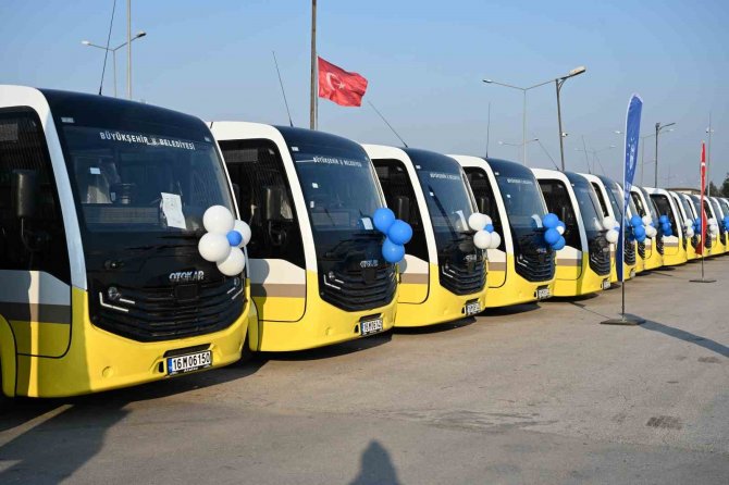 Bursa’nın Ulaşım Ağına 56 Otobüs Daha Entegre Edildi
