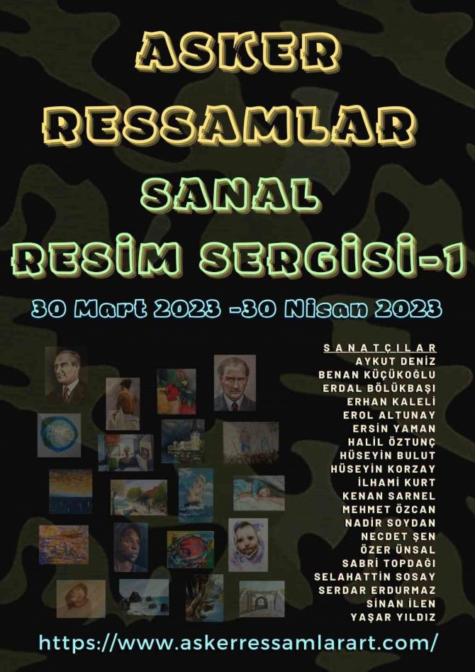 Asker Ressamlardan Sanal Sergi