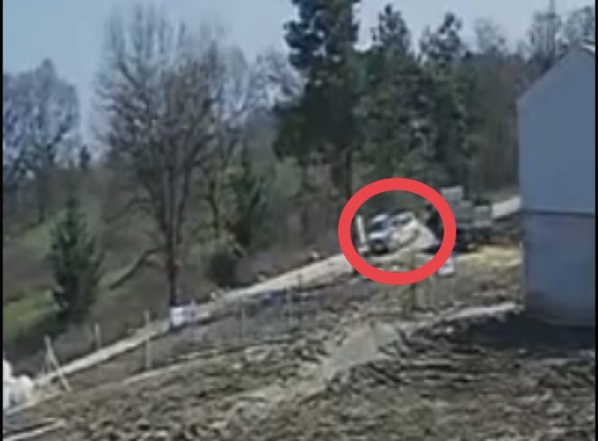 İ̇ki Otomobil Böyle Çarpışıp Takla Attılar
