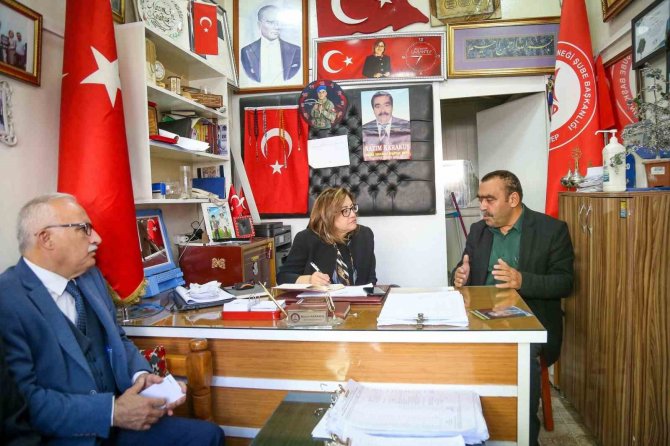 Fatma Şahin, Barak Mahallesi’ni Ziyaret Etti