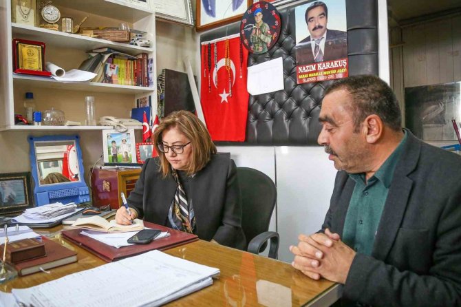 Fatma Şahin, Barak Mahallesi’ni Ziyaret Etti