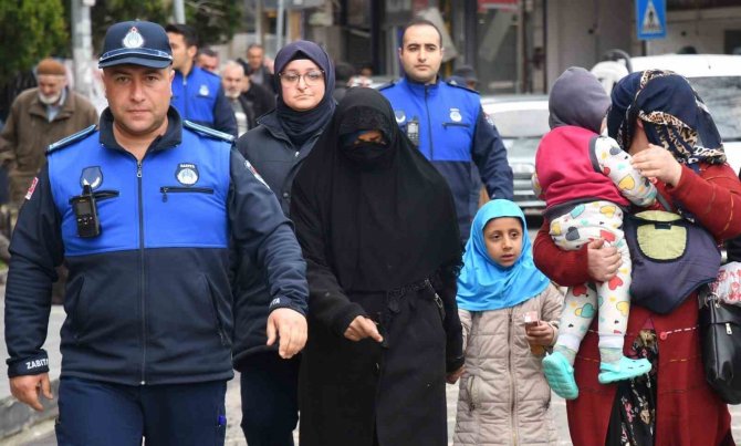 Samsun’da Zabıta Dilencilere Göz Açtırmıyor
