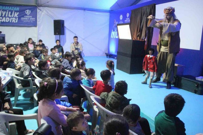 Türkiye Diyanet Vakfından Hatay’da Depremzede Çocuklara Ramazan Eğlencesi