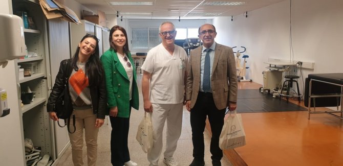 Prof. Bayraktaroğlu’ndan Barselona Üniversitesi Podoloji-podiatri Hastanesine İ̇şbirliği Ziyareti