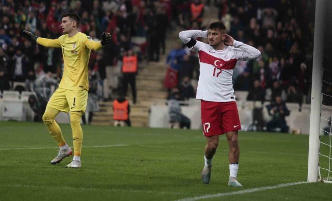 2024 Avrupa Şampiyonası Elemeleri: Türkiye: 0 - Hırvatistan: 2 (İ̇lk Yarı)