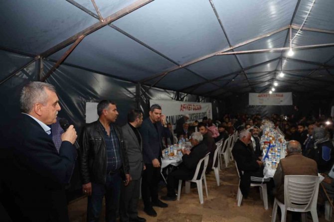 Beyazgül İftar Çadırlarını Ziyaret Ederek Vatandaşlarla İftar Yaptı