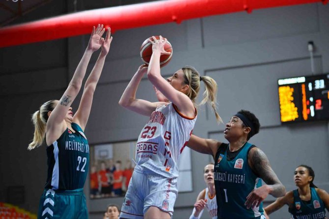 Tkbl: Galatasaray Çağdaş Faktoring: 80- Melikgazi Kayseri Basketbol: 61