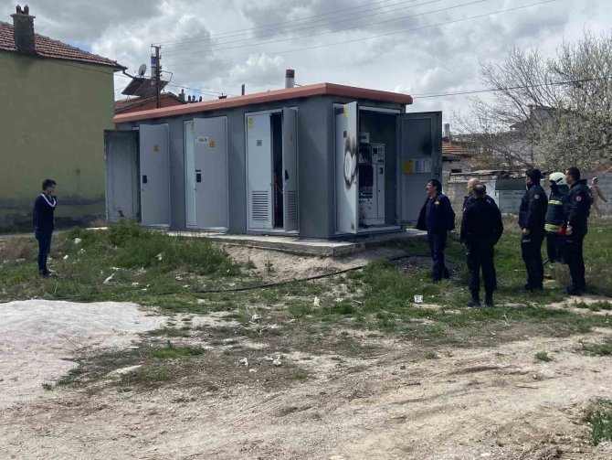 Konya’da Trafo Yangını
