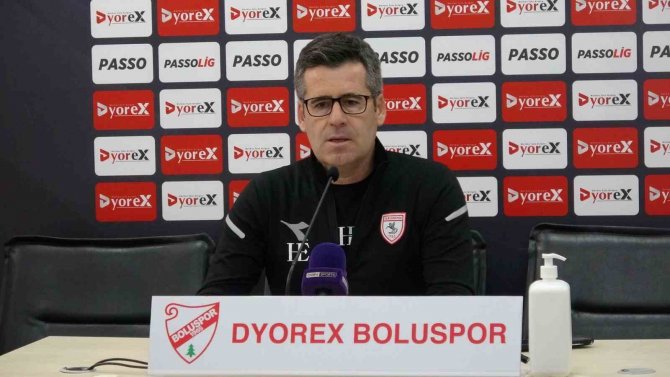 Boluspor-samsunspor Maçının Ardından