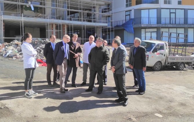 Rektör Özölçer Özölçer İ̇bn-i Sina Kampüsü’nde İncelemelerde Bulundu