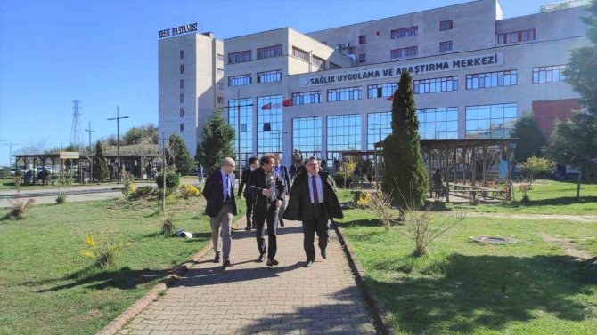 Rektör Özölçer Özölçer İ̇bn-i Sina Kampüsü’nde İncelemelerde Bulundu