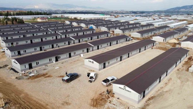 Geçici Konutların İlk Etabı Bir Hafta İçerisinde Depremzedelere Teslim Ediliyor