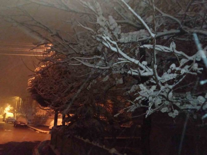 Afyonkarahisar’da Kar Yağışı Etkili Oldu