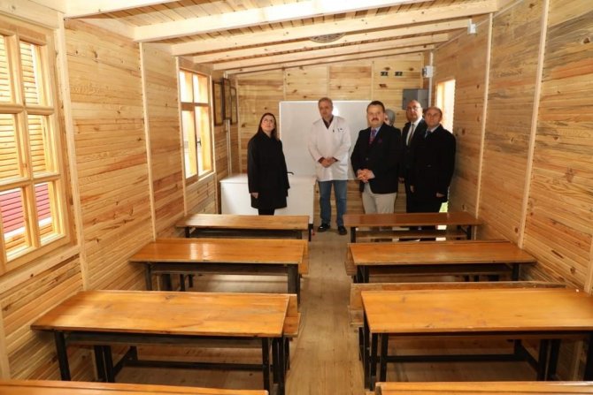 Ahşap Konteyner Sınıflar ’Eğitim Kampüsü Projesiyle’ Malatya’ya Gönderiliyor