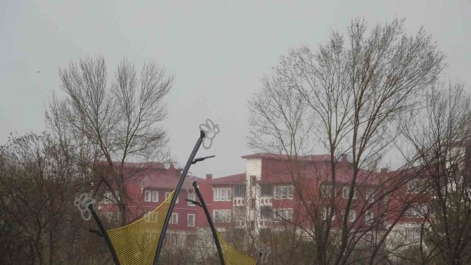 Bingöl’de Dolu Ve Fırtına