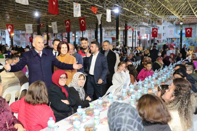 Denizli’de Gönül Sofrası Değirmenönü’nde Kuruldu