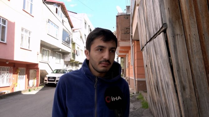 Depremzedenin Yaşadığı Talihsiz Olay Kamerada