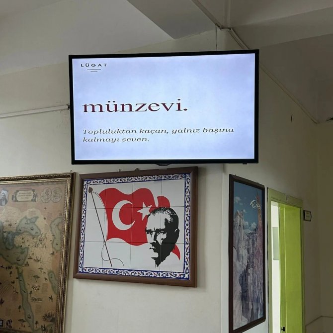 Kütahya Nafi Güral Fen Lisesinde, “Sözcükler Unutulmasın" İsimli Proje