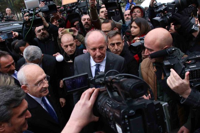 Chp Lideri Kılıçdaroğlu, Muharrem İ̇nce İle Görüştü