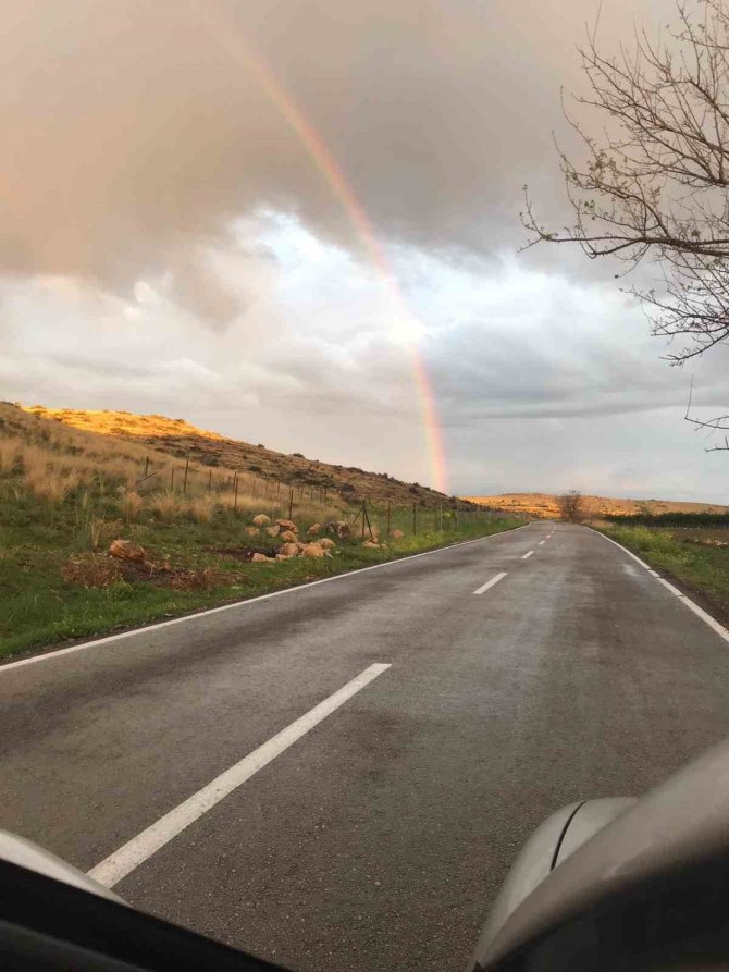 Yağmur Sonrası Çift Gökkuşağı Oluştu