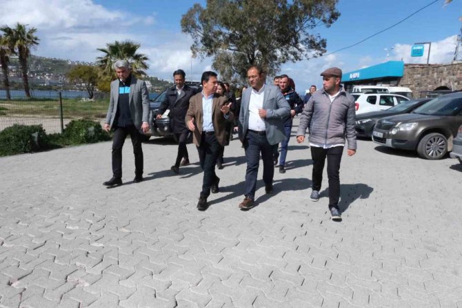 Başkan Aras, Gündoğan Mahallesi’nde İncelemelerde Bulundu