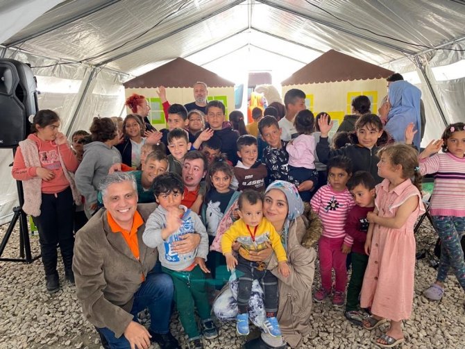 Bodrum’un Dostluk Kenti Hatay’da Çocukların Yüzü Gülüyor