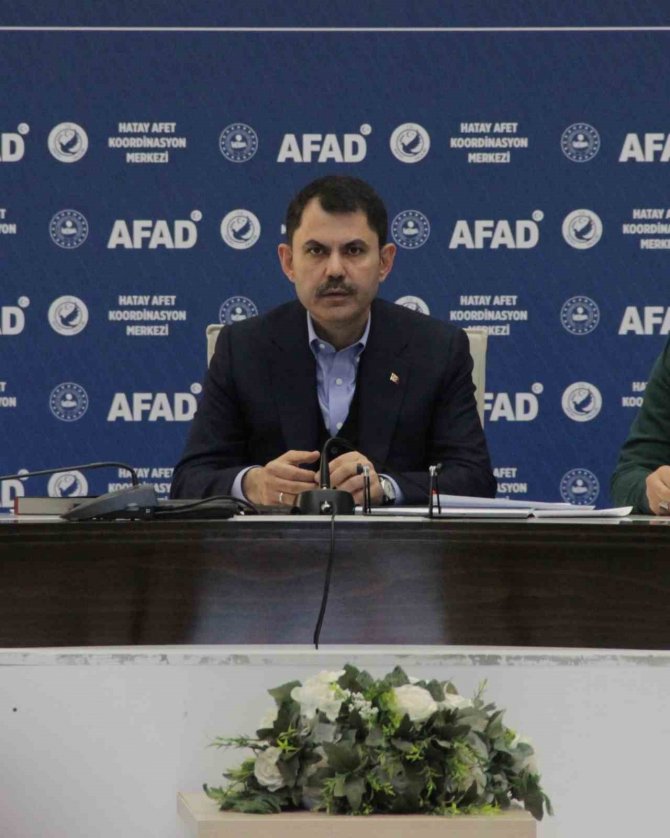 Bakan Kurum: "312 Bin 931 Binanın Yıkık, Acil Yıkılacak, Ağır Ve Orta Hasarlı Olduğunu Tespit Ettik"