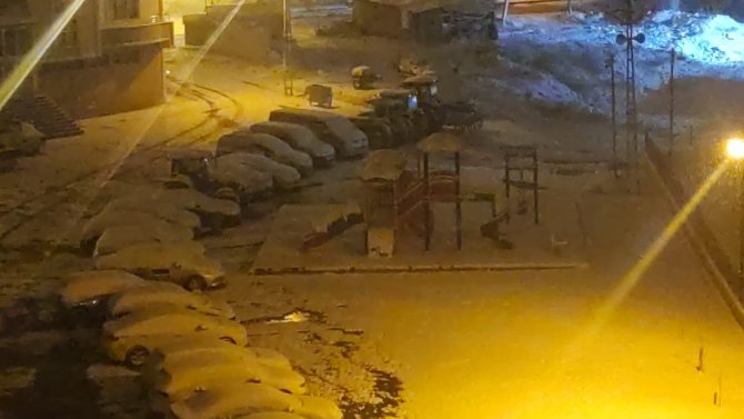 Aşkale Güne Kar İle Uyandı