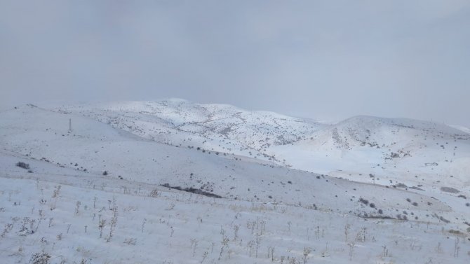 Aşkale Güne Kar İle Uyandı
