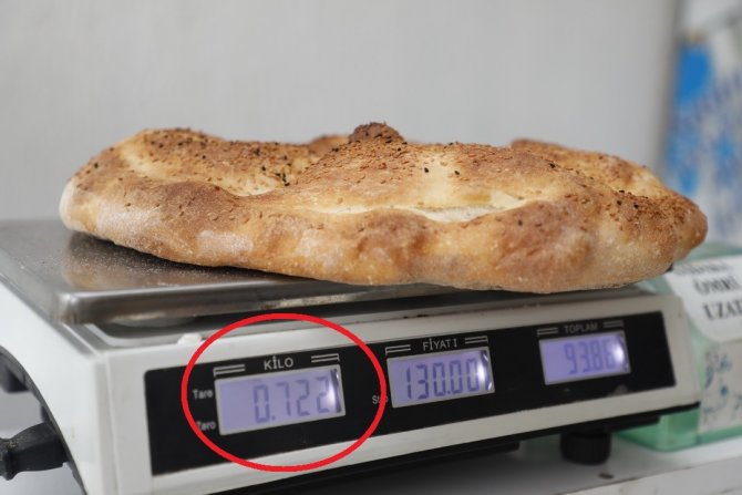 Fırın Denetiminde Pide Gramajları Yüksek Çıktı