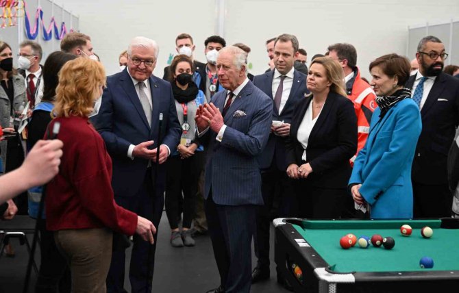 İ̇ngiltere Kralı Iıı. Charles, Ukraynalı Mültecilerle Bir Araya Geldi