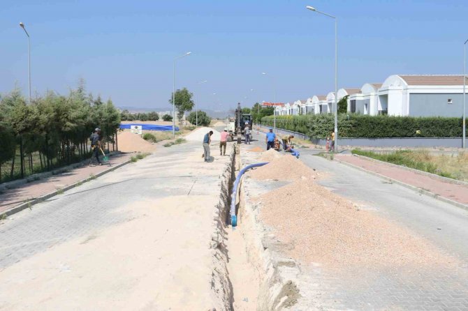 Maski̇’den Karaali Bölgesine 12 Kilometrelik Yeni İçme Suyu Hattı Yatırımı