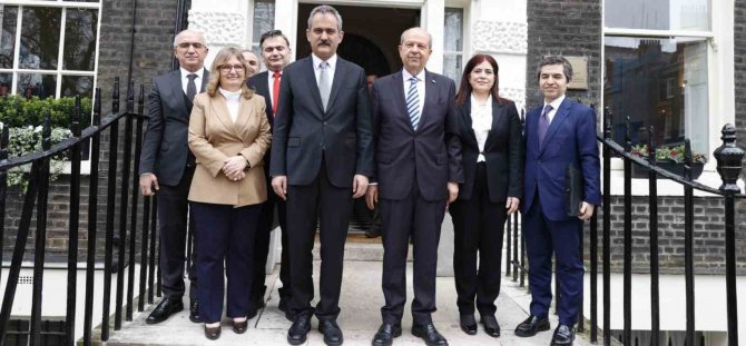 Milli Eğitim Bakanı Özer’den Kktc Cumhurbaşkanı Tatar’a Geçmiş Olsun Ziyareti