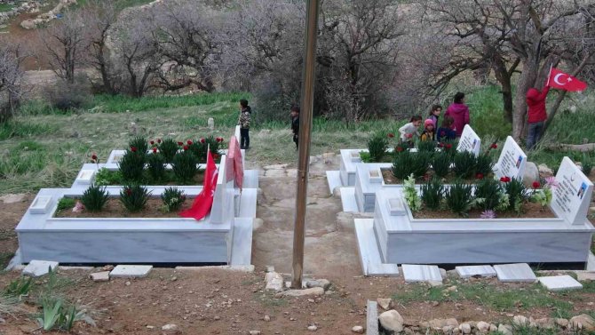 Siirt’te Ekmekçiler Köyü Şehitleri Unutulmadı