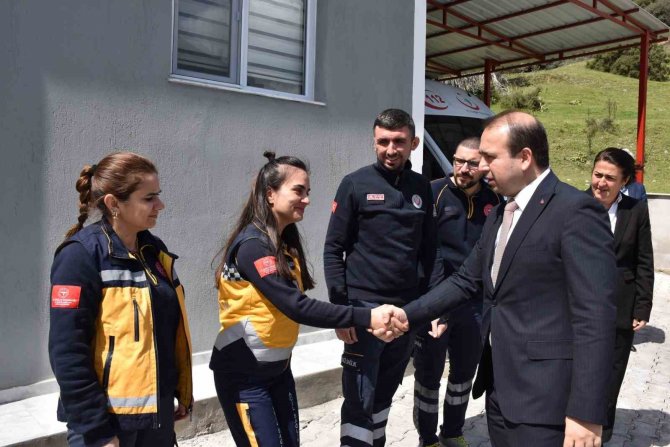 Aydın İ̇l Sağlık Müdürü Dr. Eser Şenkul, Söke’de Sağlık Kurumlarını Gezdi