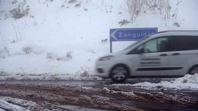 Zonguldak’ta Kar Ve Sis