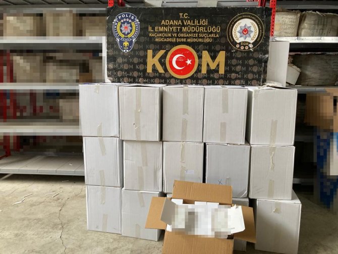 16 Milyon 320 Bin Kaçak Makaron Ve Doldurulmuş Sigara Ele Geçirildi