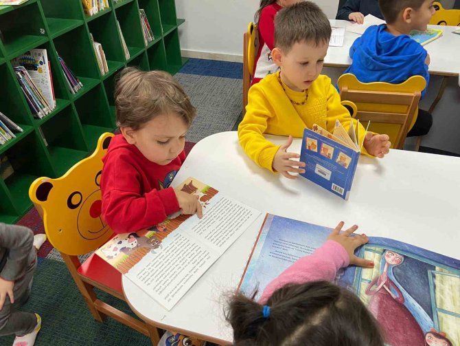 Büyükşehir Erkilet Kütüphanesi’nde Minikler Ağırlanıyor