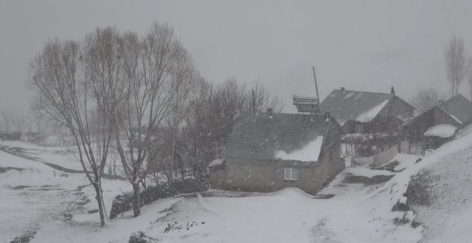 Muş’ta Kar Yağışı