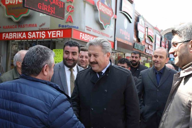 Başkan Palancıoğlu’ndan Esnaf Ziyareti