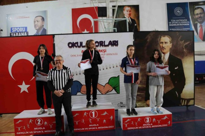 Okul Sporları Gençler Bilek Güreşi Muğla’da Yapıldı