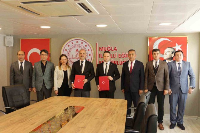 Muğla İ̇l Milli Eğitim, Yk Enerji İle Mesleki Eğitimde İş Birliği İmzalandı