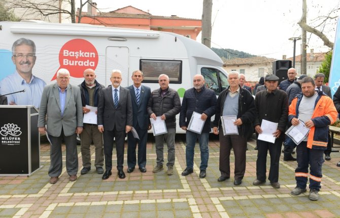 Nilüfer Yaylacık’ta Tapu Heyecanı